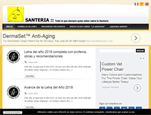 Tablet Screenshot of es.santeria.fr